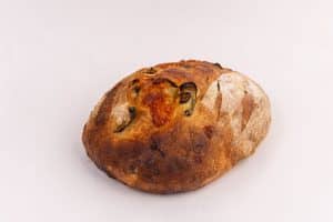 Homemade sourough bread jalapeno and cheese